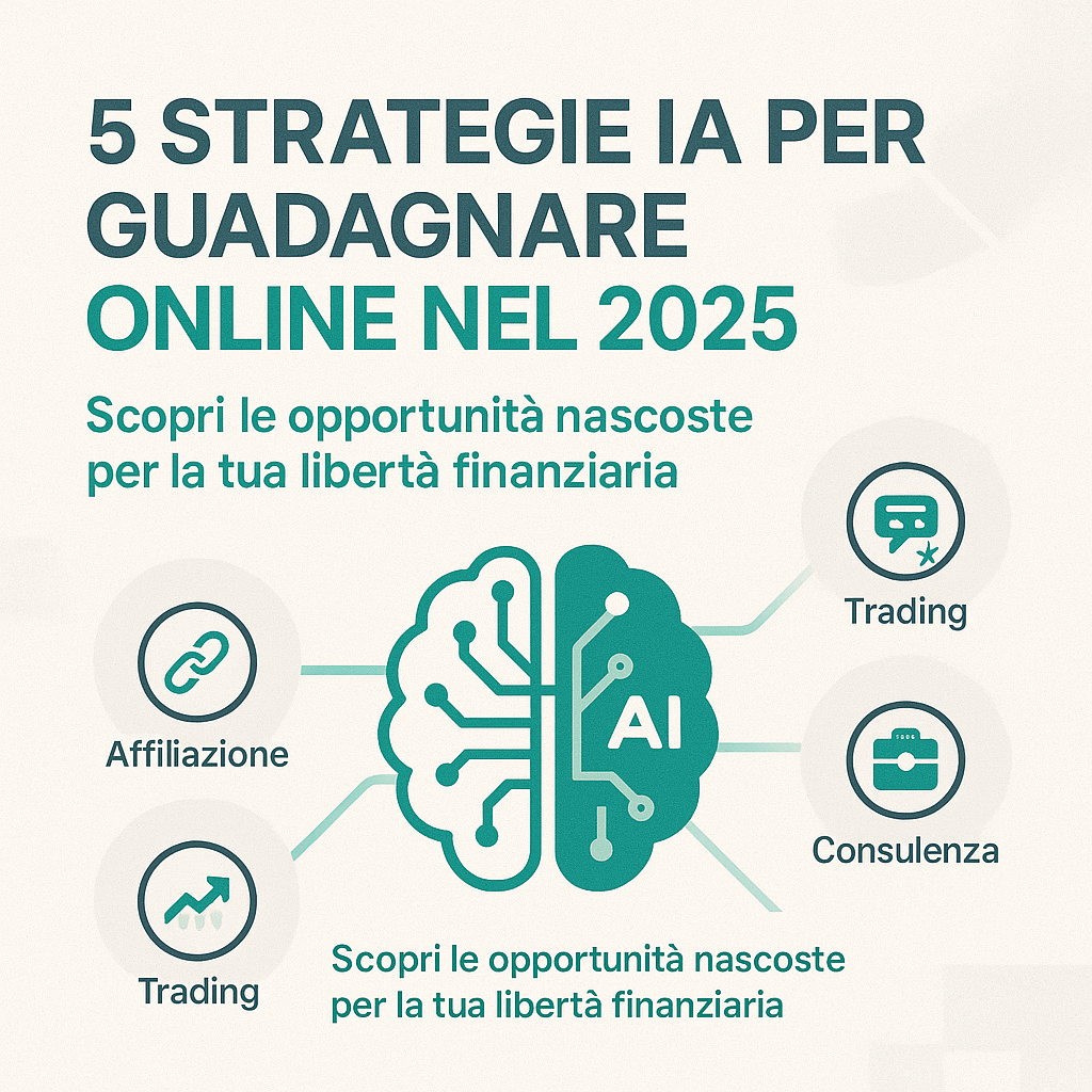 Guadagnare con Intelligenza Artificiale: 5 Strategie 2025