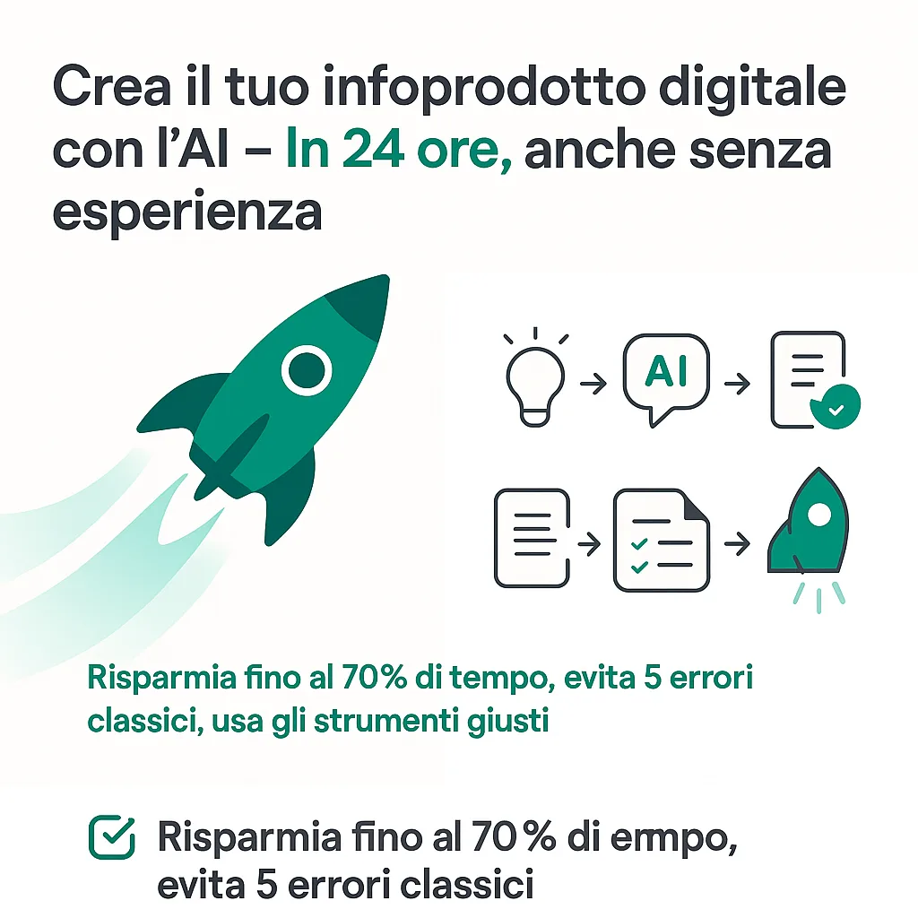 Come creare infoprodotti con intelligenza artificiale