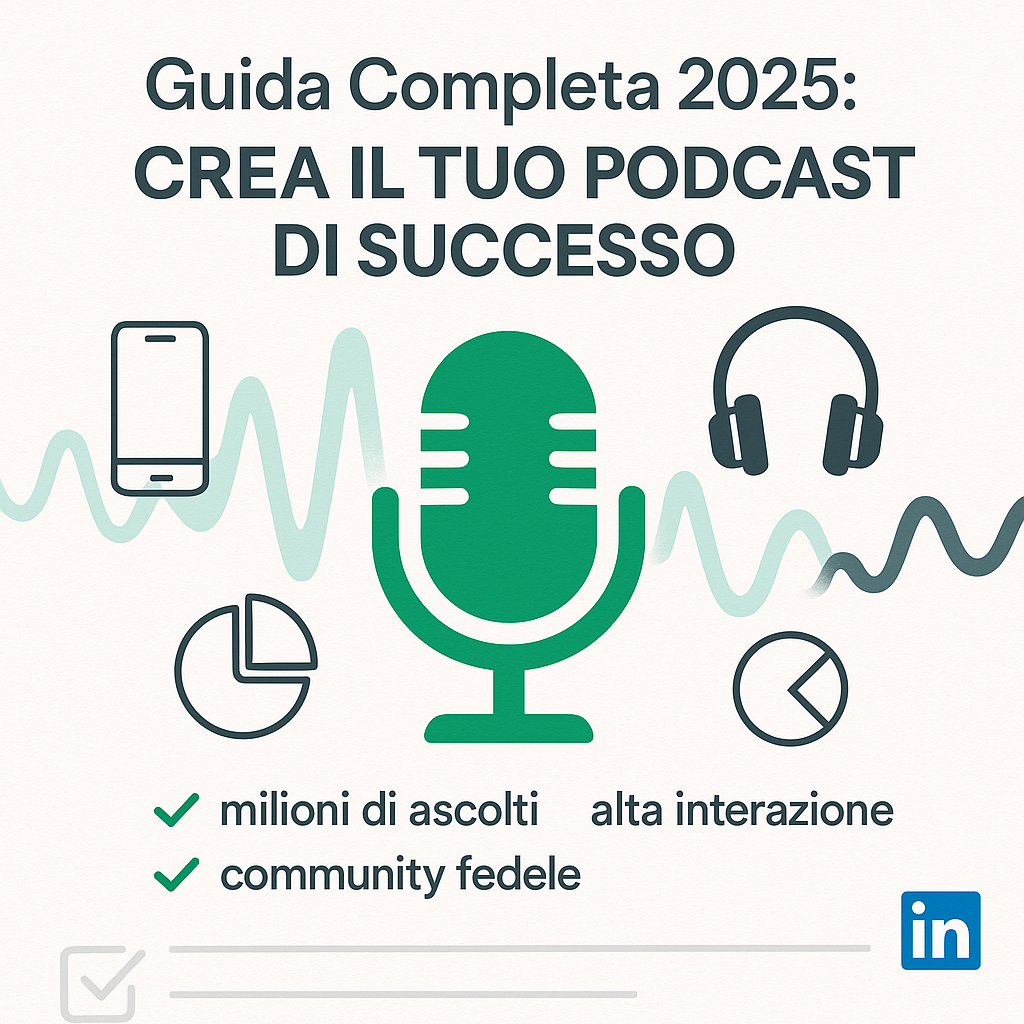 Crea il Tuo Podcast di Successo: Guida Completa 2025