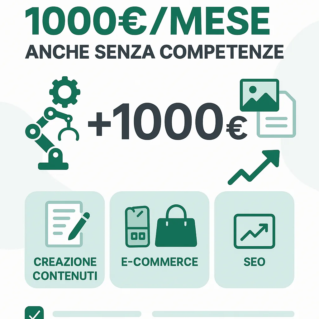 Guadagnare con AI: Il Piano Definitivo per 1000€/Mese (Anche Senza Competenze)